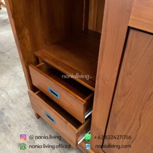 drawer Three Door Sliding Wardrobe