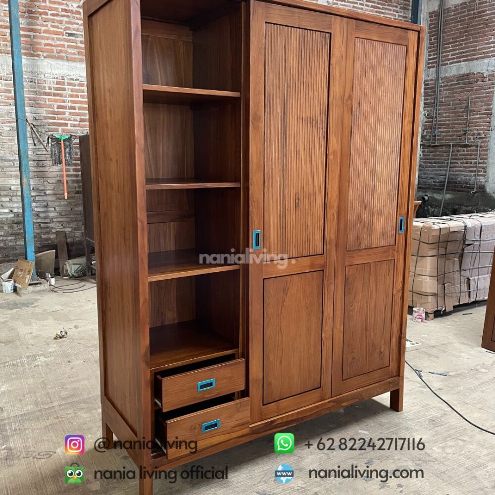 Three Door Sliding Wardrobe