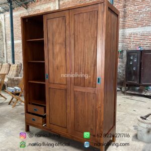 Three Door Sliding Wardrobe nania living