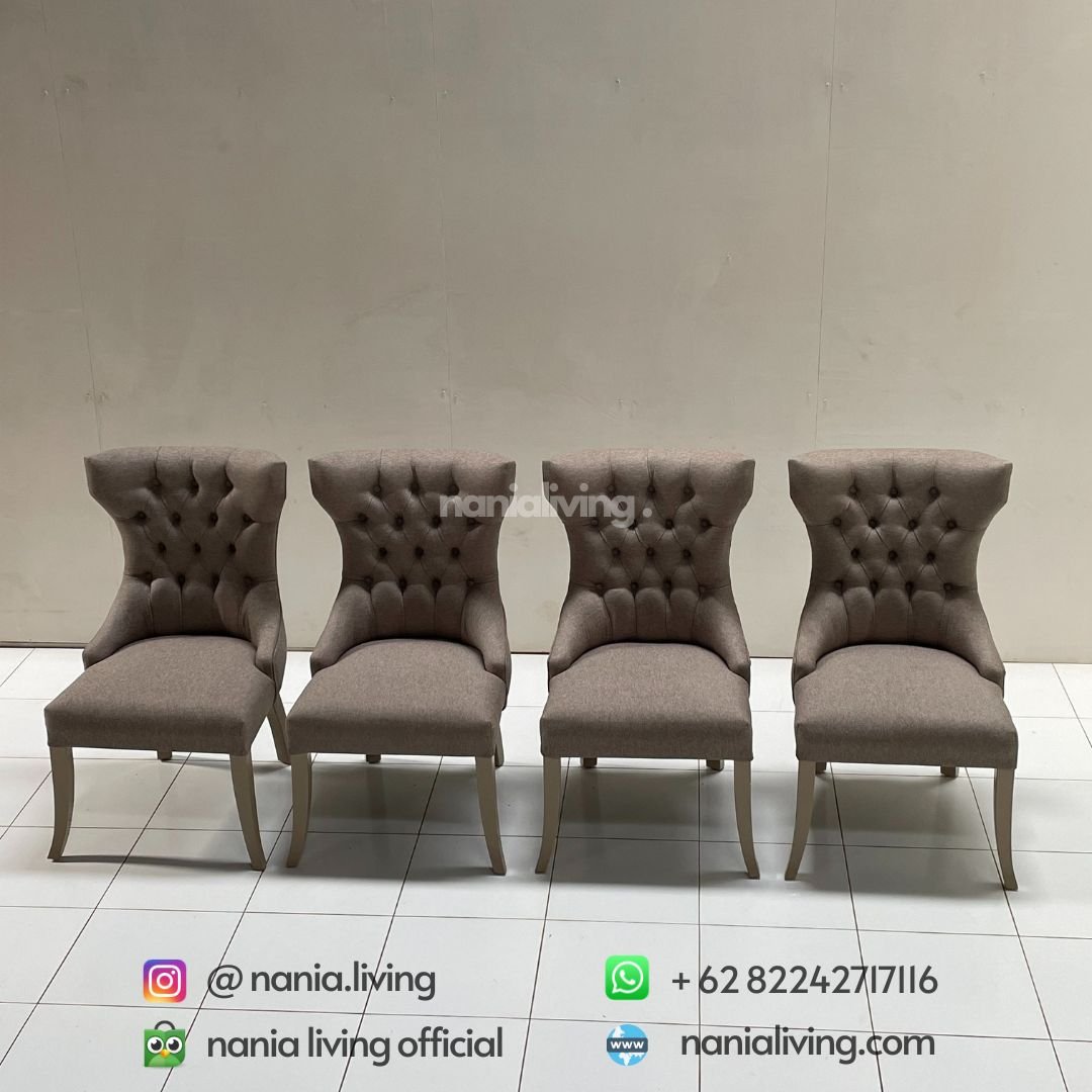 Elegant Grey Dining Chairs 5 cv nania bintang utama