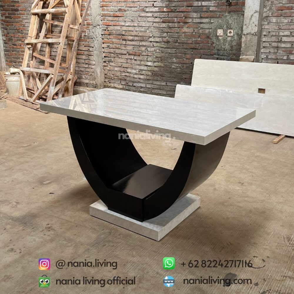 Light Marble Dining Table