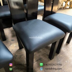 Black Solid Dining Chairs