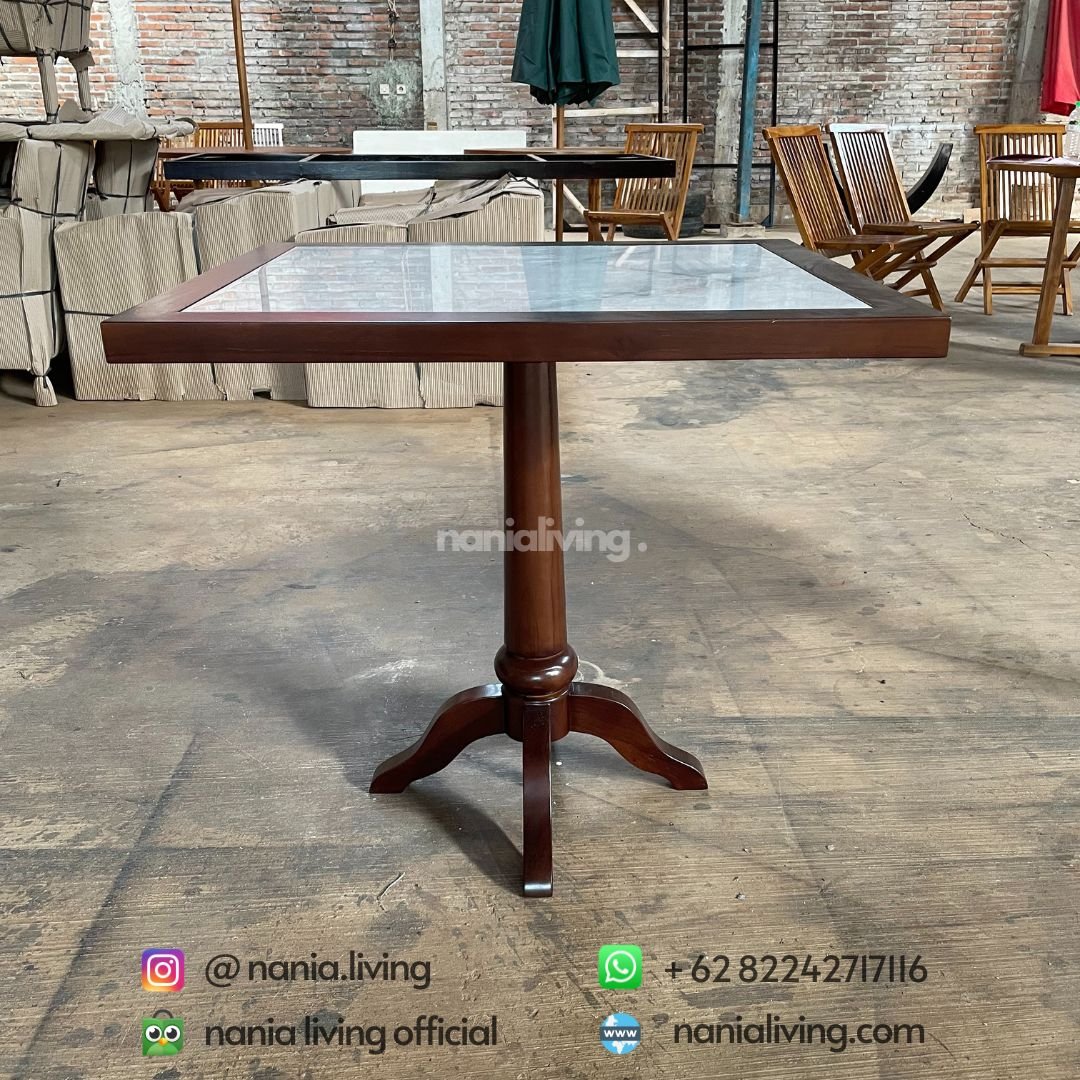 Boxed Marble Living Table 2 side Boxed Marble Living Table