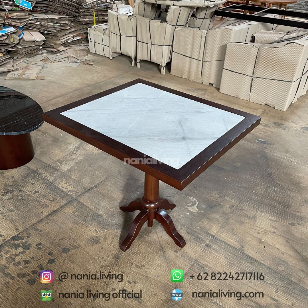 Boxed Marble Living Table 4 top Boxed Marble Living Table