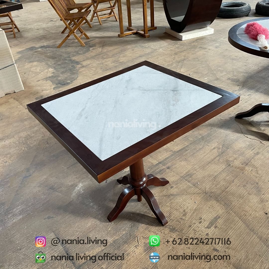 Boxed Marble Living Table 5 cv nania bintang utama