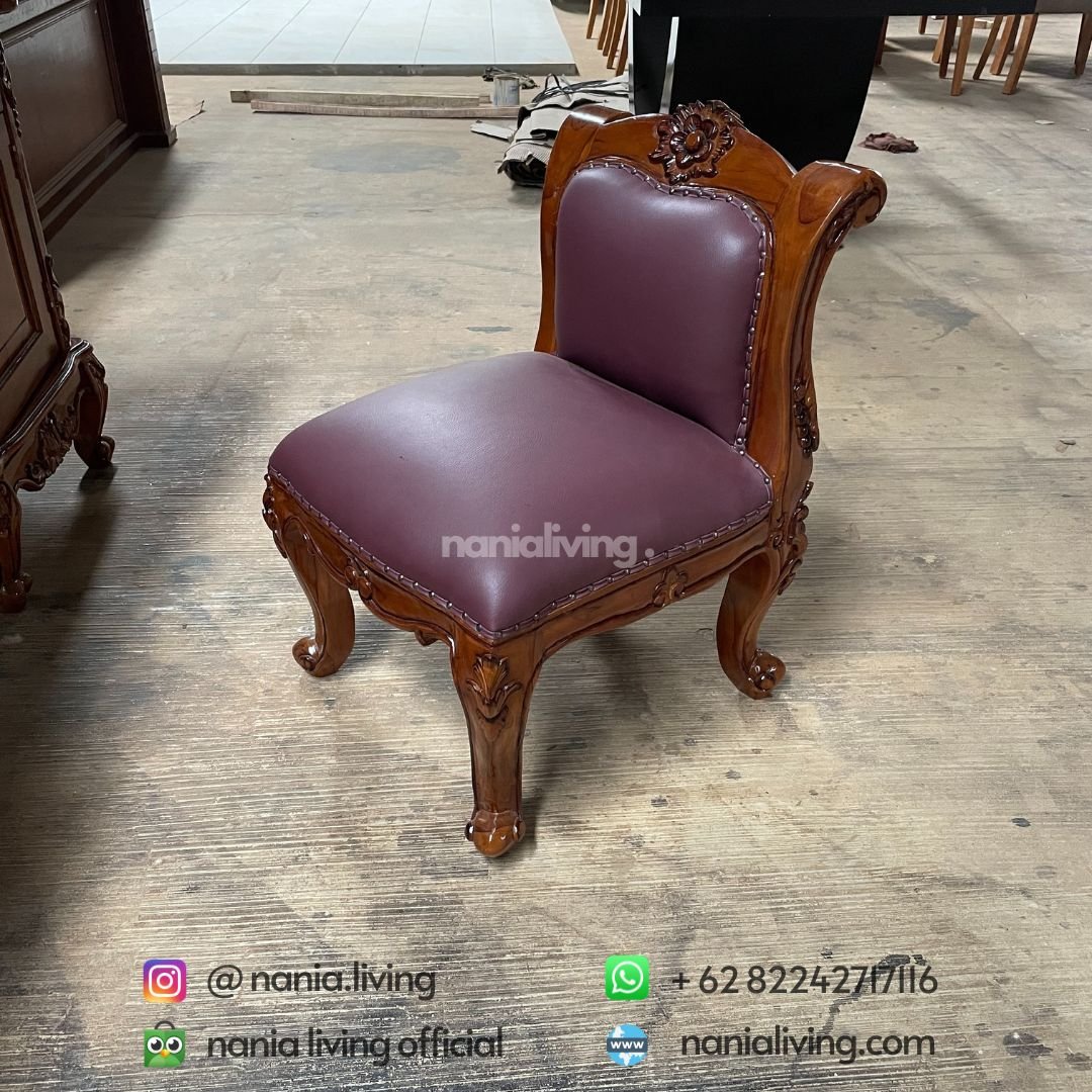 Carved Dressing Table Set 3 chair Carved Dressing Table Set