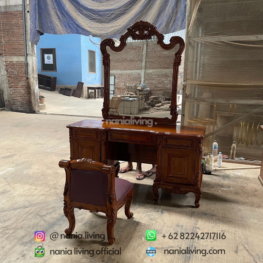 Carved Dressing Table Set 5 cv nania bintang utama
