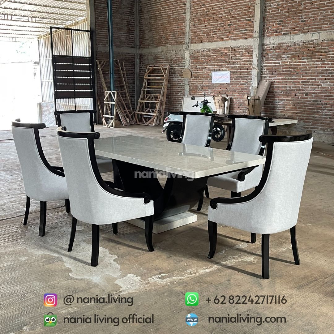 Marble Dining Table Set 4 detail Marble Dining Table Set