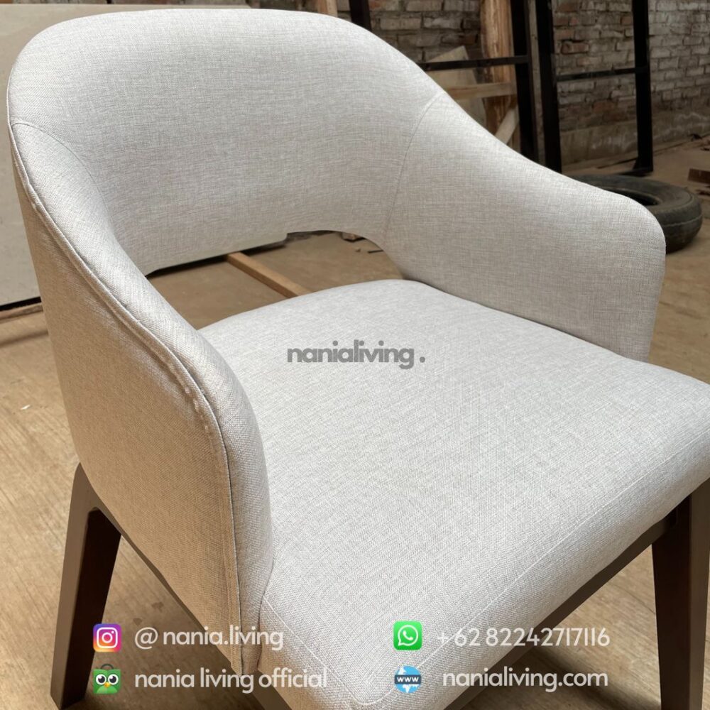 detail Modern Minimalist Armchairs White