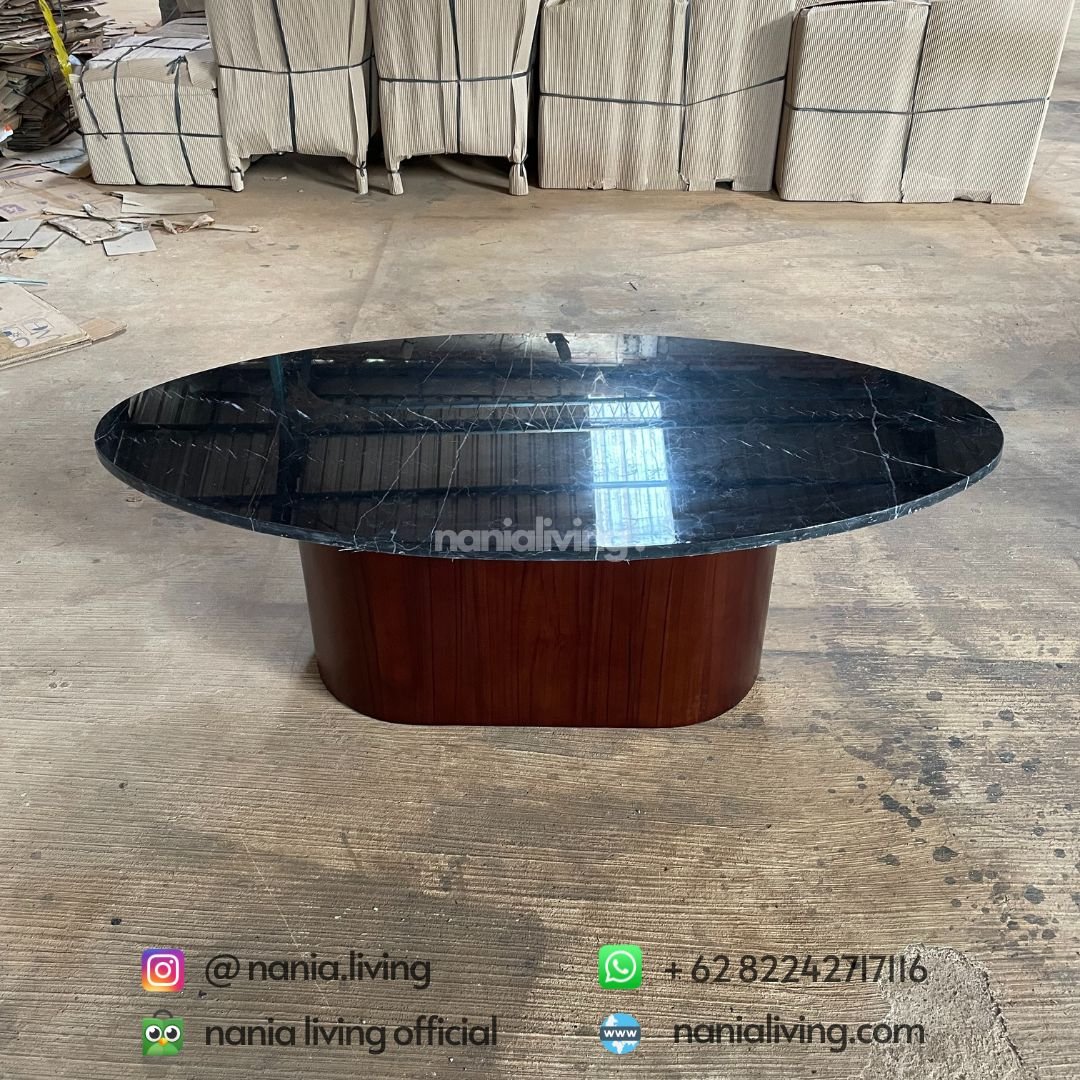 Oval Marble Living Table 2 Oval Marble Living Table