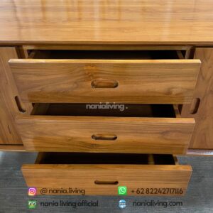 drawer Teak Retro Tv Cabinet