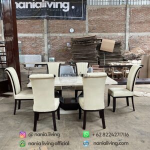 Jepara Marble Dining Table