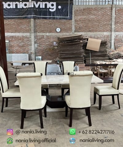 Jepara Marble Dining Table