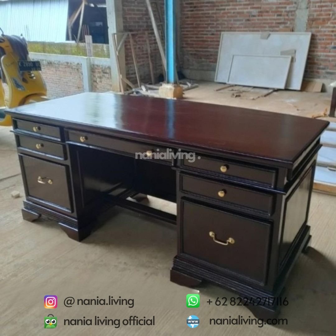 Jepara Teak Office Desk 2 Jepara Teak Office Desk