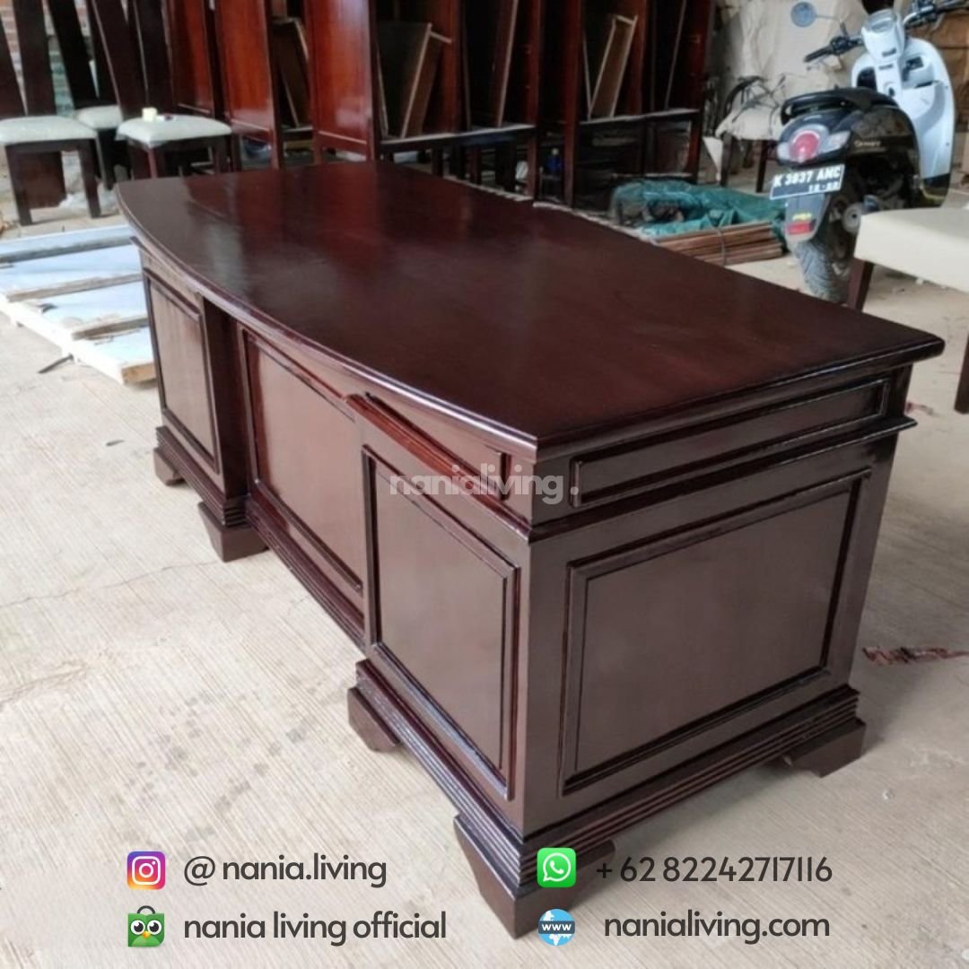 Jepara Teak Office Desk 3 cv nania bintang utama