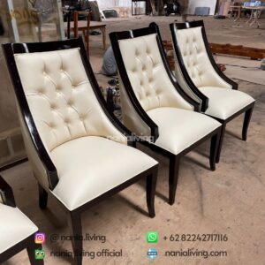 detail Leather Luxury Dining Chairs