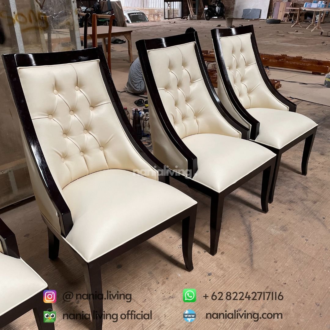 detail Leather Luxury Dining Chairs