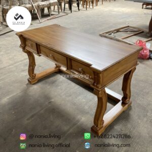 Natural Teak Consul Desk