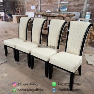 Black Teak Dining Chairs