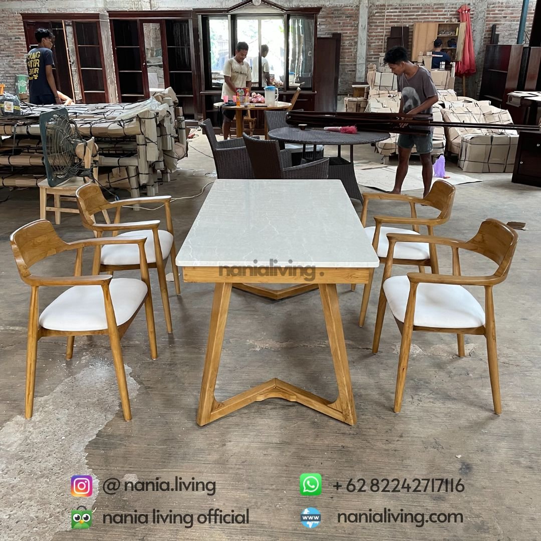 minimalist marble dining tables 2 Minimalist Marble Dining Tables