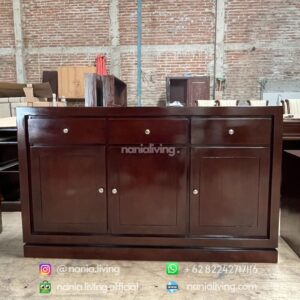 Teak Minimalist Modern Sideboard