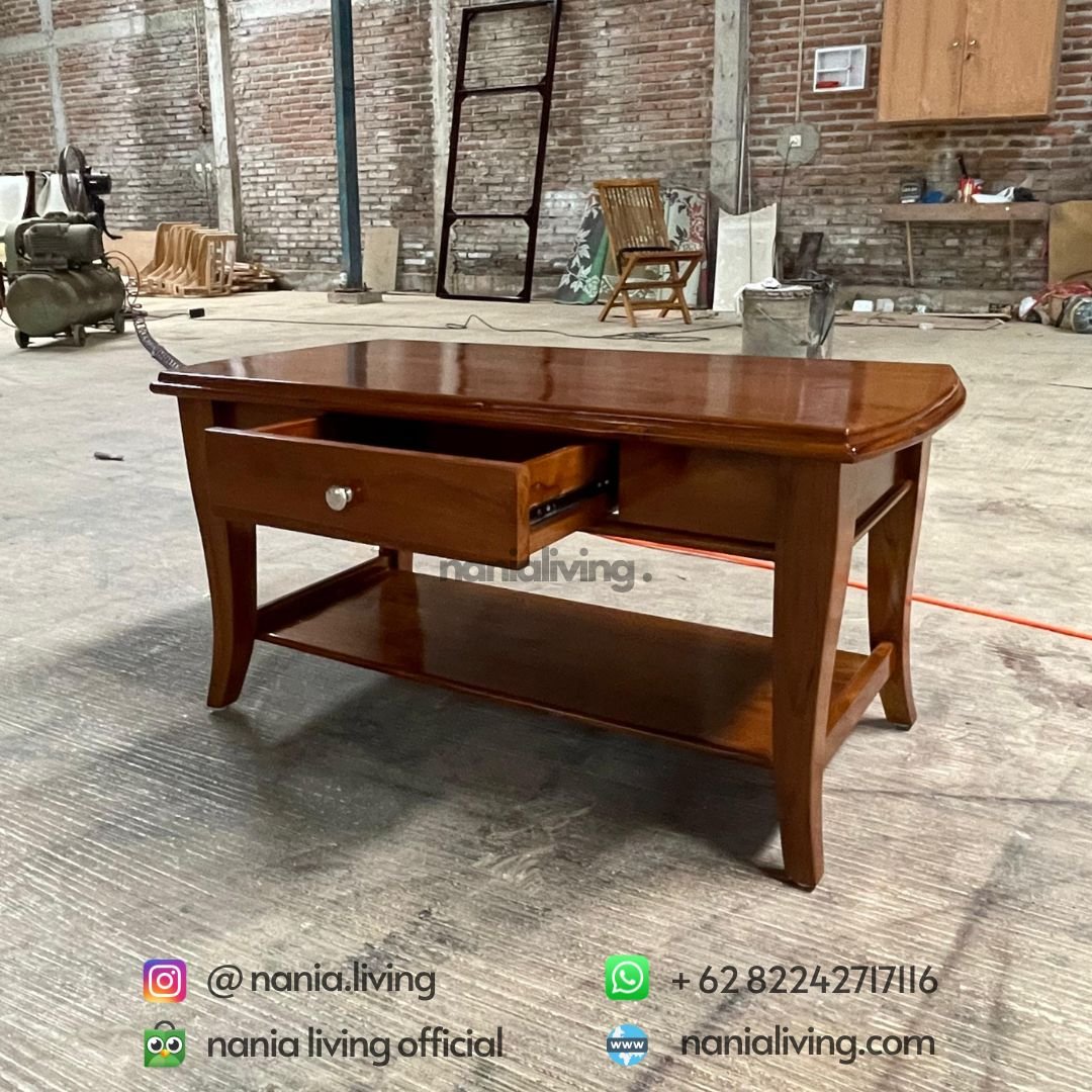 teak minimalist patio table 4 detail Teak Minimalist Patio Table