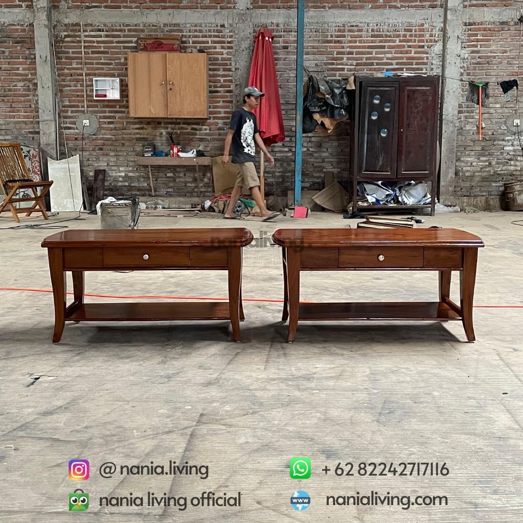 teak minimalist patio table 5 cvf nania bintang utama