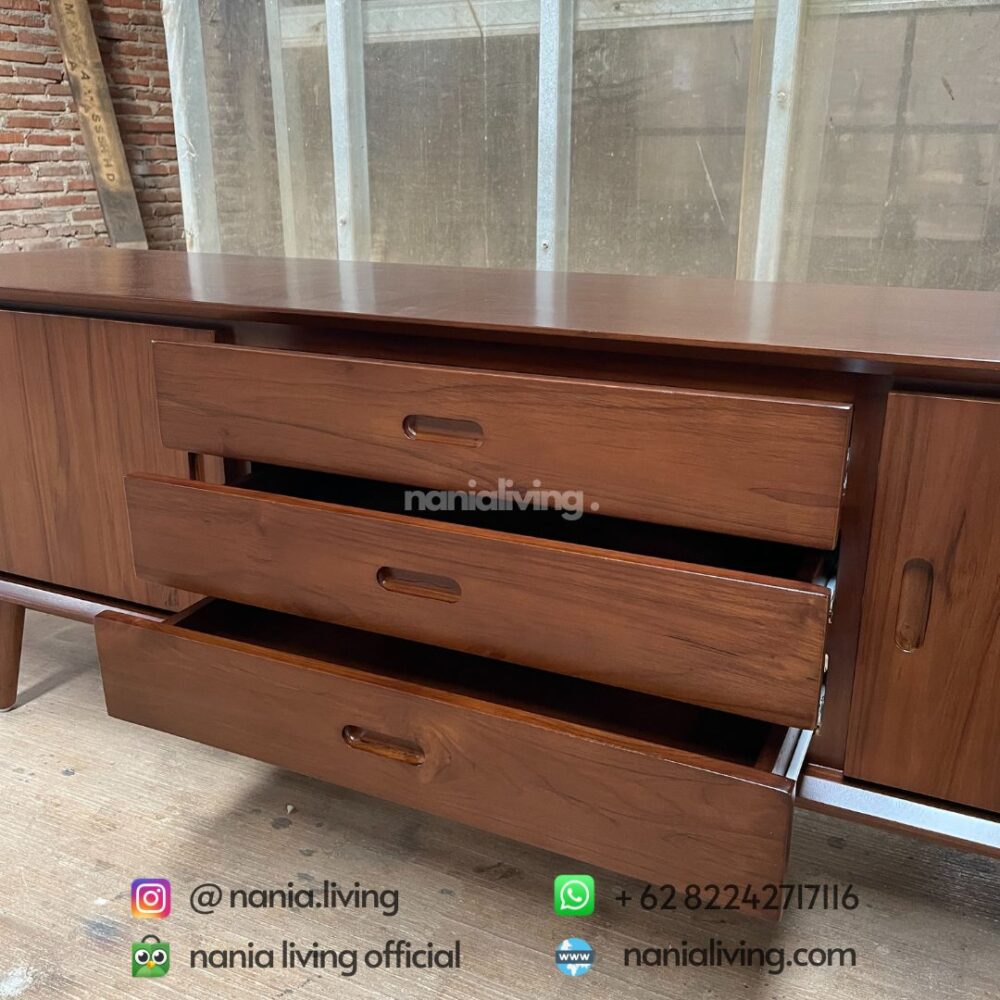 Teak Minimalist Retro Sideboard nania living