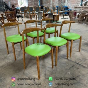 side Green Horn Cafe Chairs