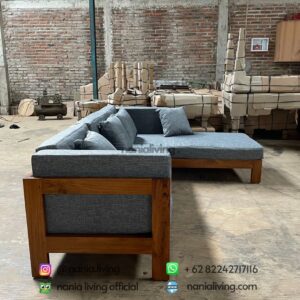 Minimalist Guest Sofa L-shaped