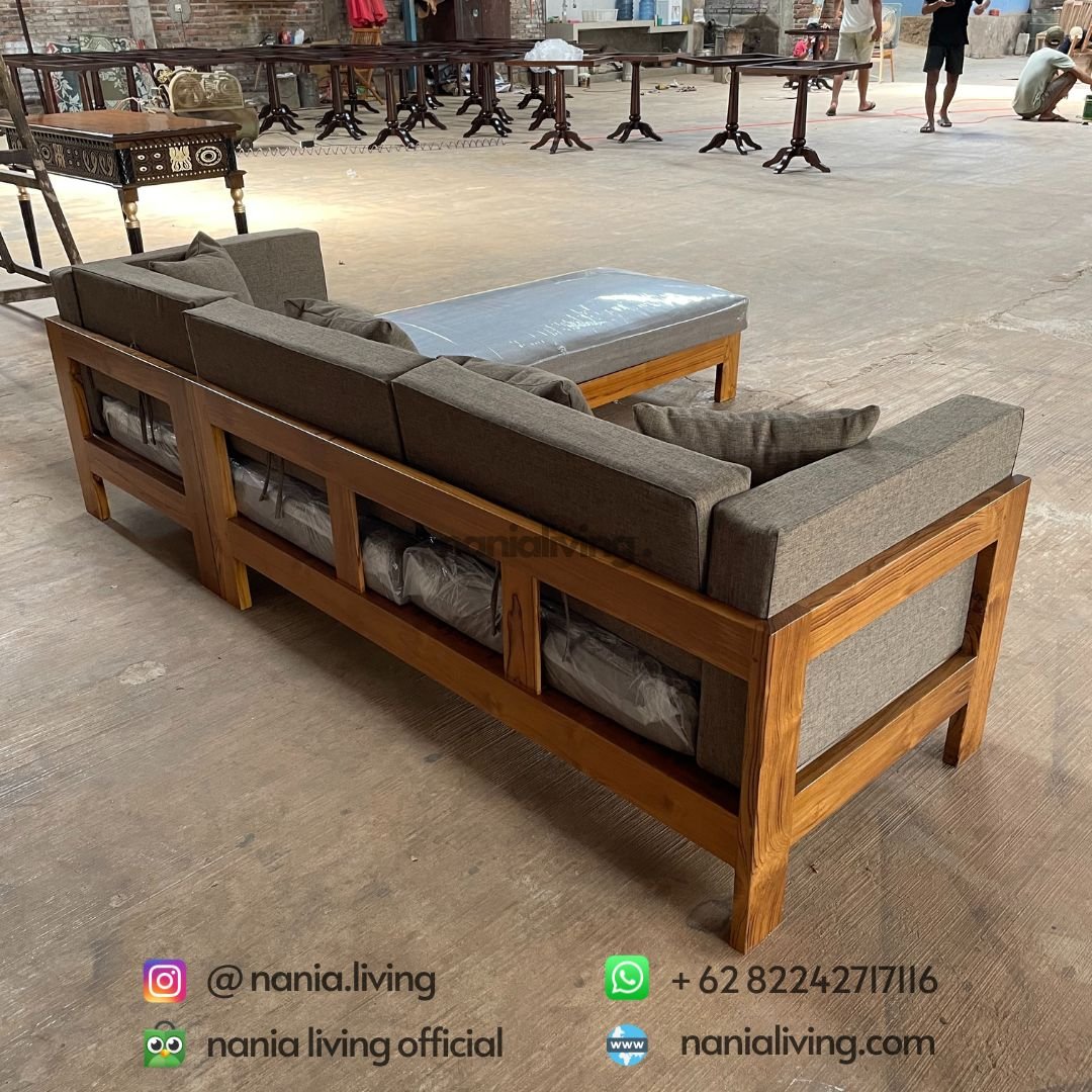 Outdoor L-shape Guest Sofa 6 back Outdoor L-shape Guest Sofa