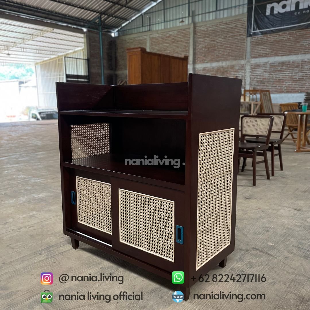 Teak Kitchen Cabinetry Rattan Combination 4 cv nania bintang utama