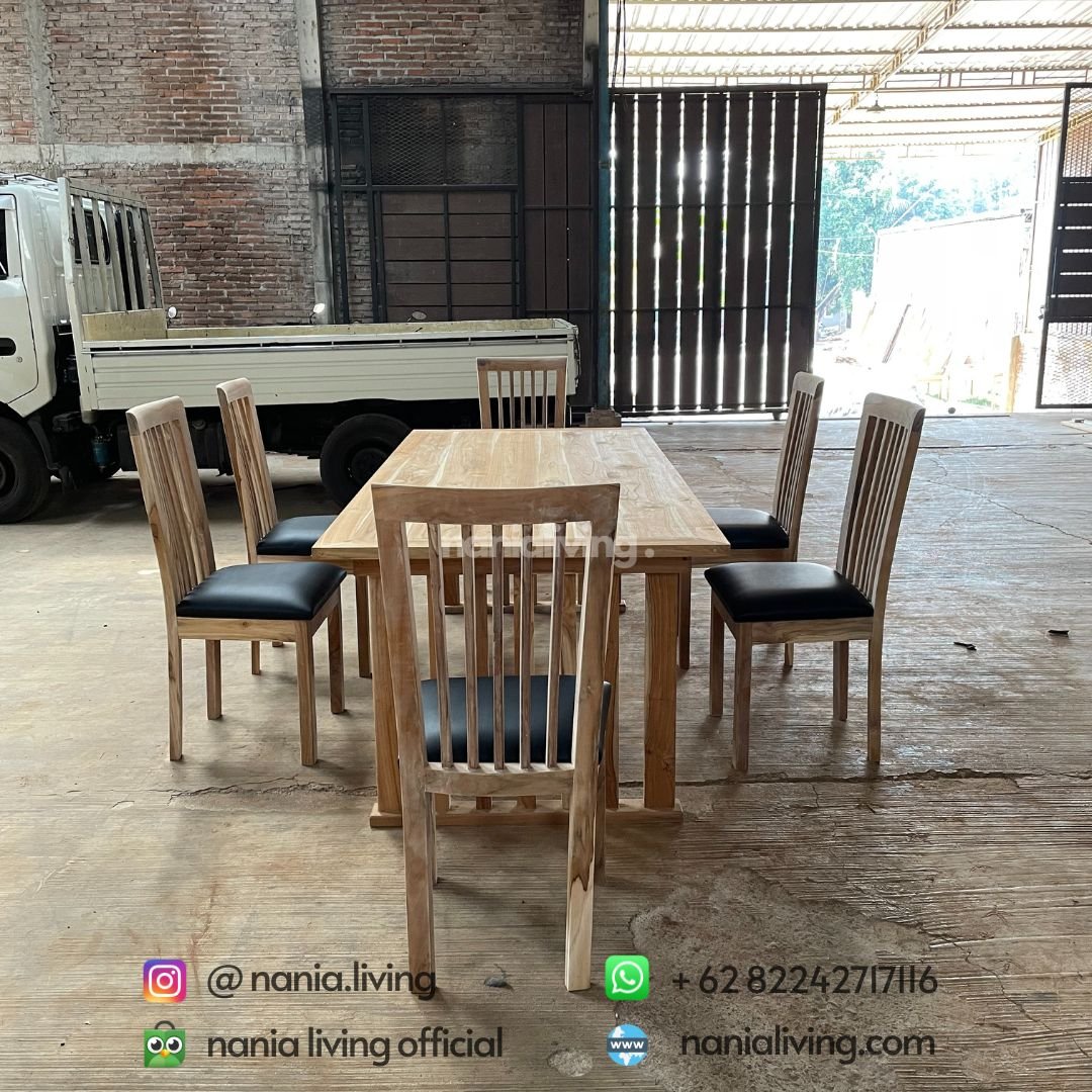 Non Finishing Dining Table Set