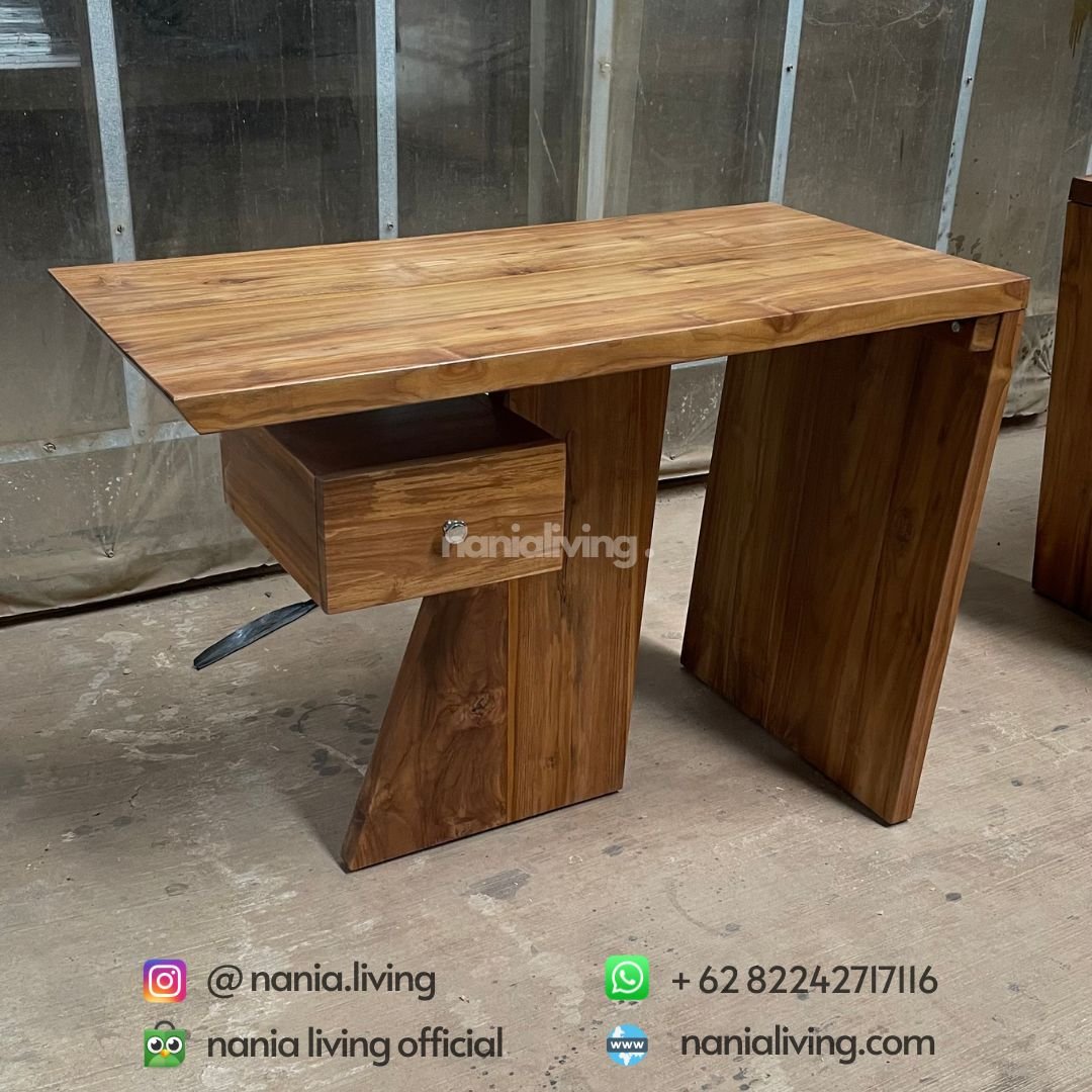 Trembesi Wood Study Table 2 Trembesi Wood Study Table