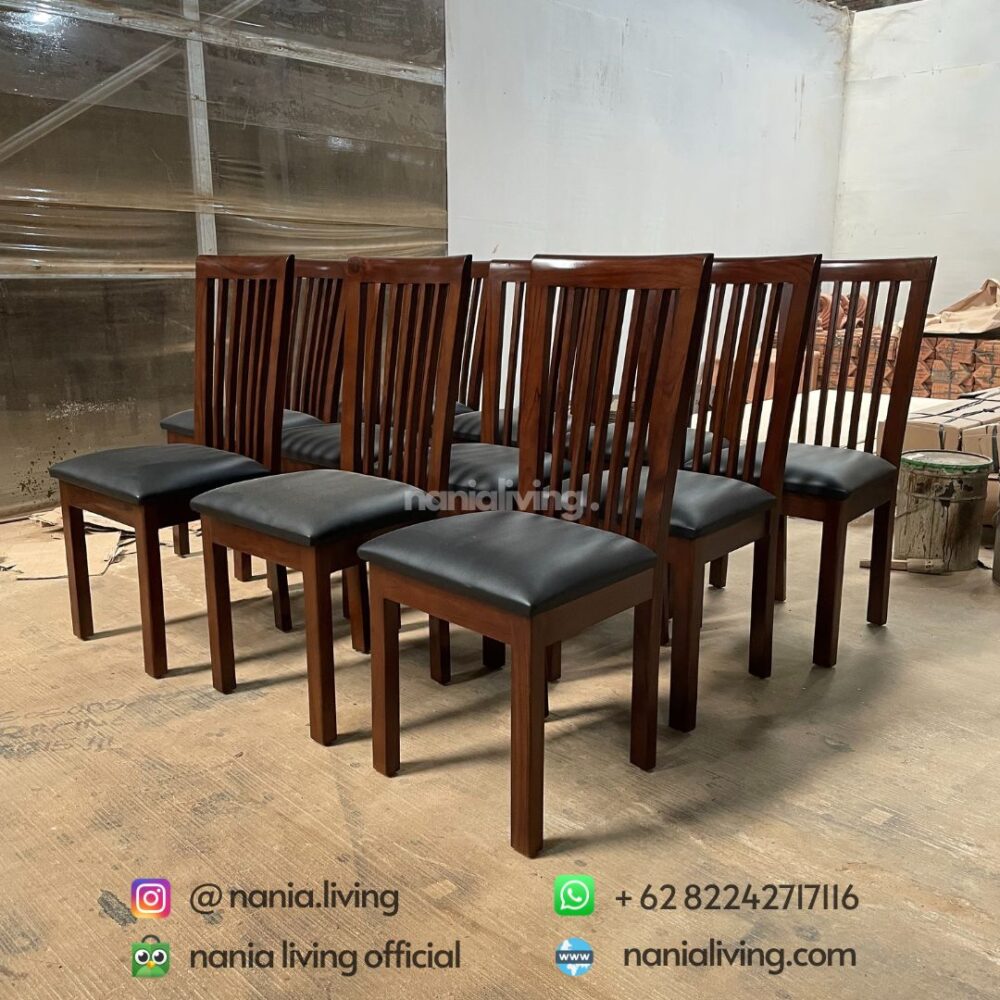 Teak Minimalist Dining Chairs