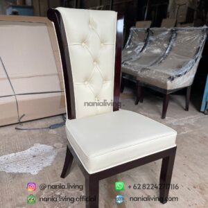 Diamond Pattern Cross Dining Chair