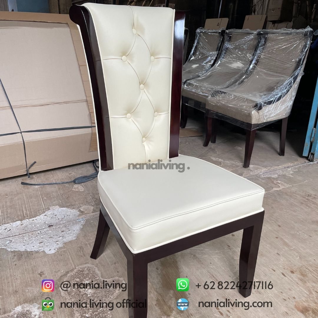 Diamond Pattern Cross Dining Chair 4 cv nania bintang utama
