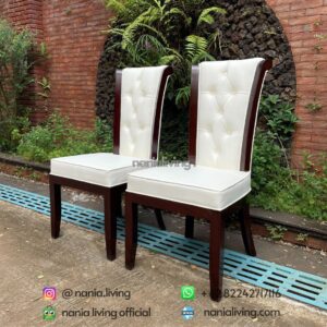 Diamond Pattern Cross Dining Chair