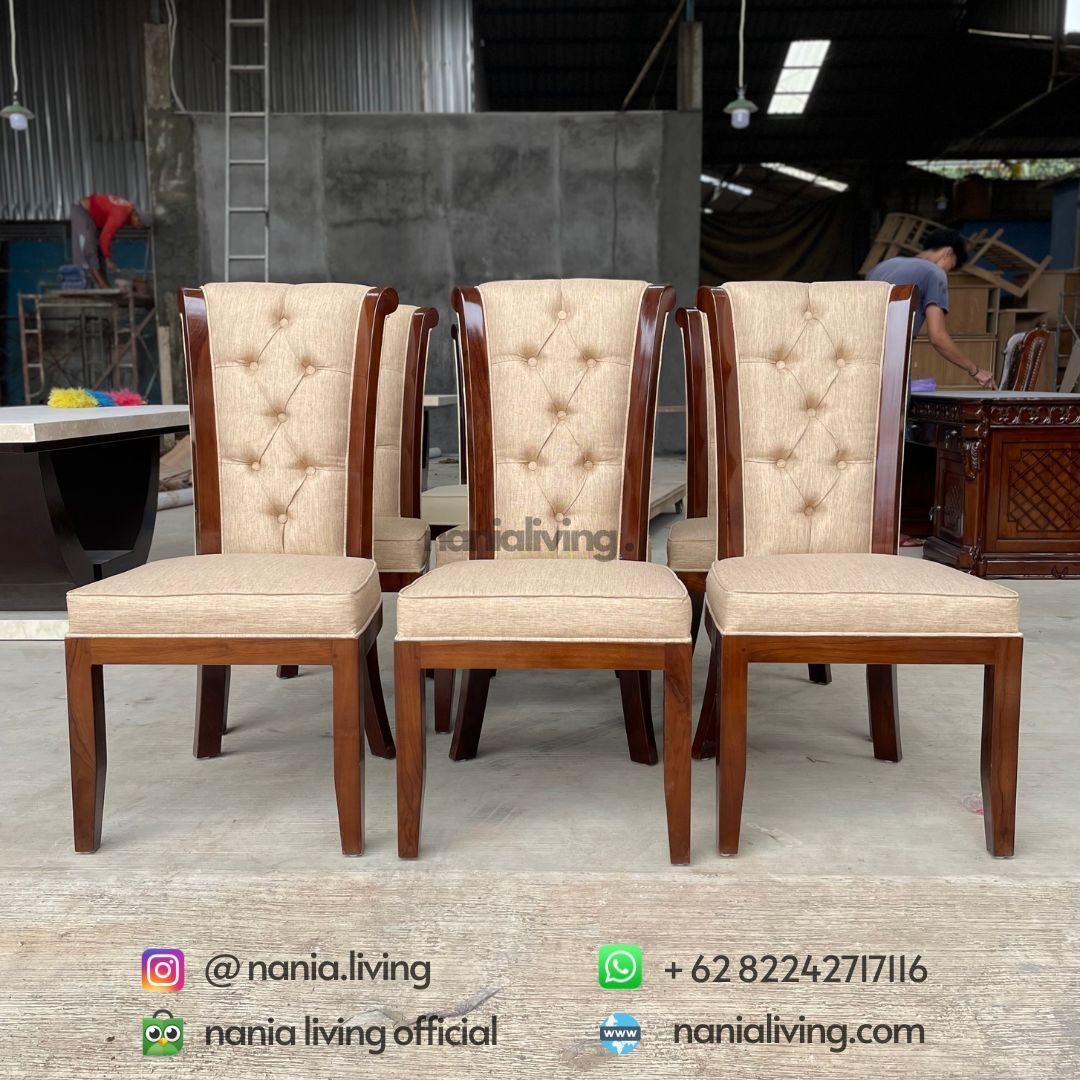 Diamond Pattern Cross Dining Chair 8 nania living