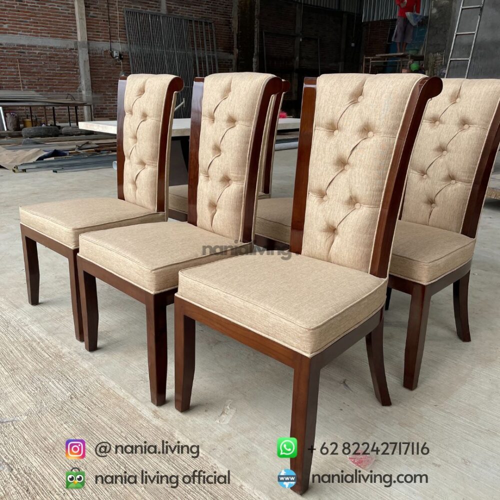 Diamond Pattern Cross Dining Chair