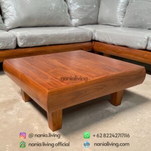 table Teak Outdoor Living Sofa Set