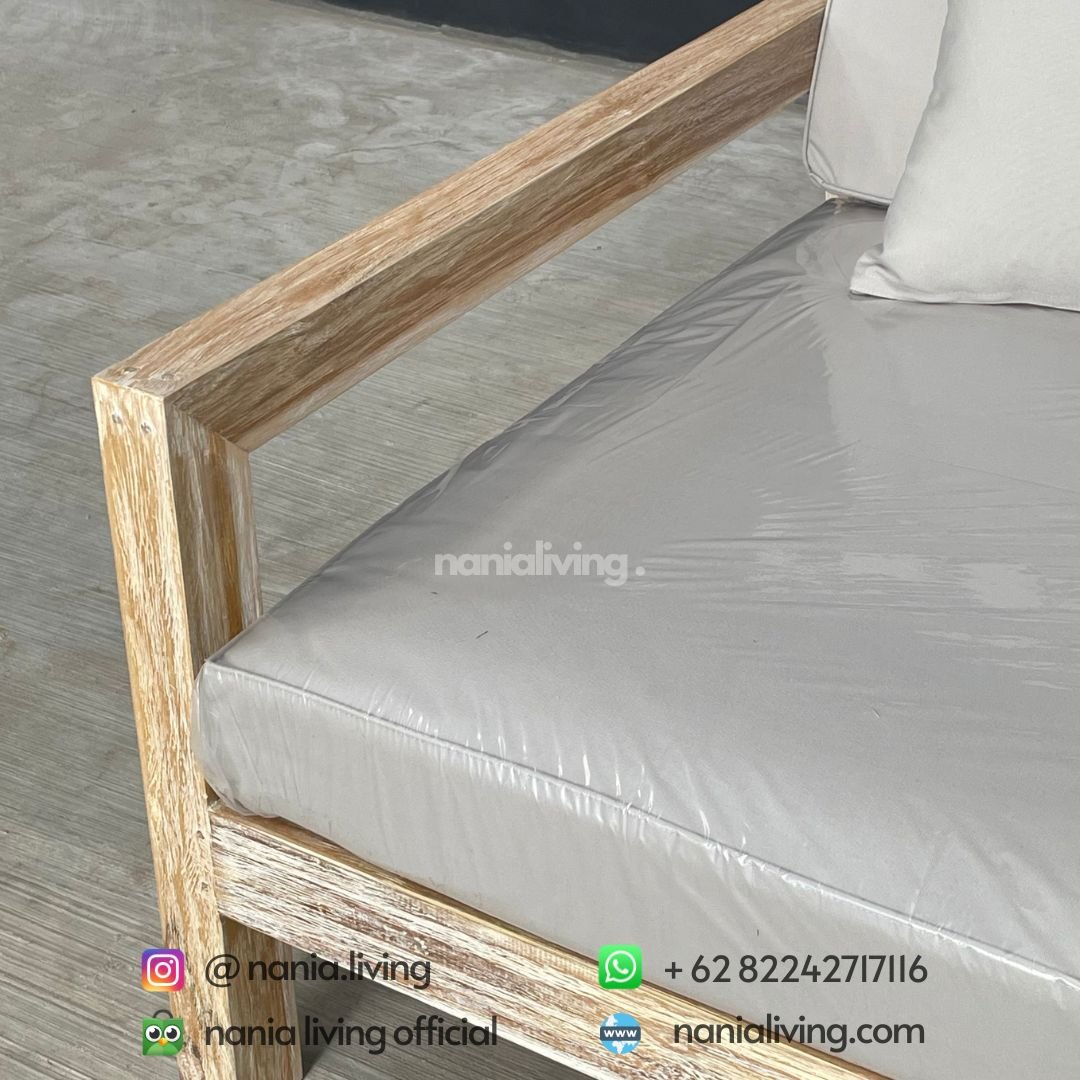 Rustic Teak Guest Sofa 4 side Rustic Teak Guest Sofa