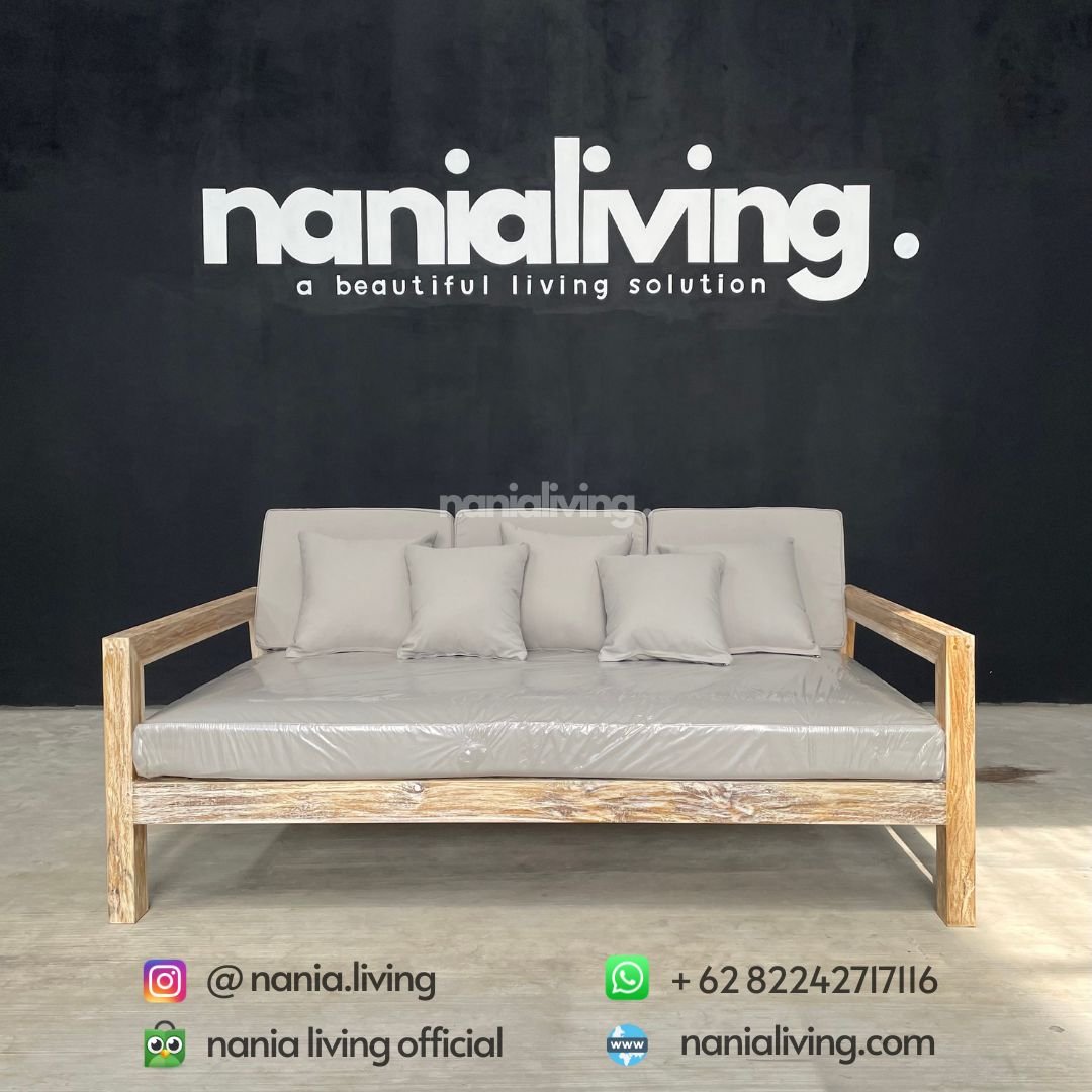 Rustic Teak Guest Sofa 5 cv nania bintang utama