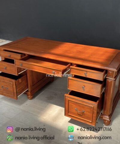 drawer Classic Teak Office Workspace