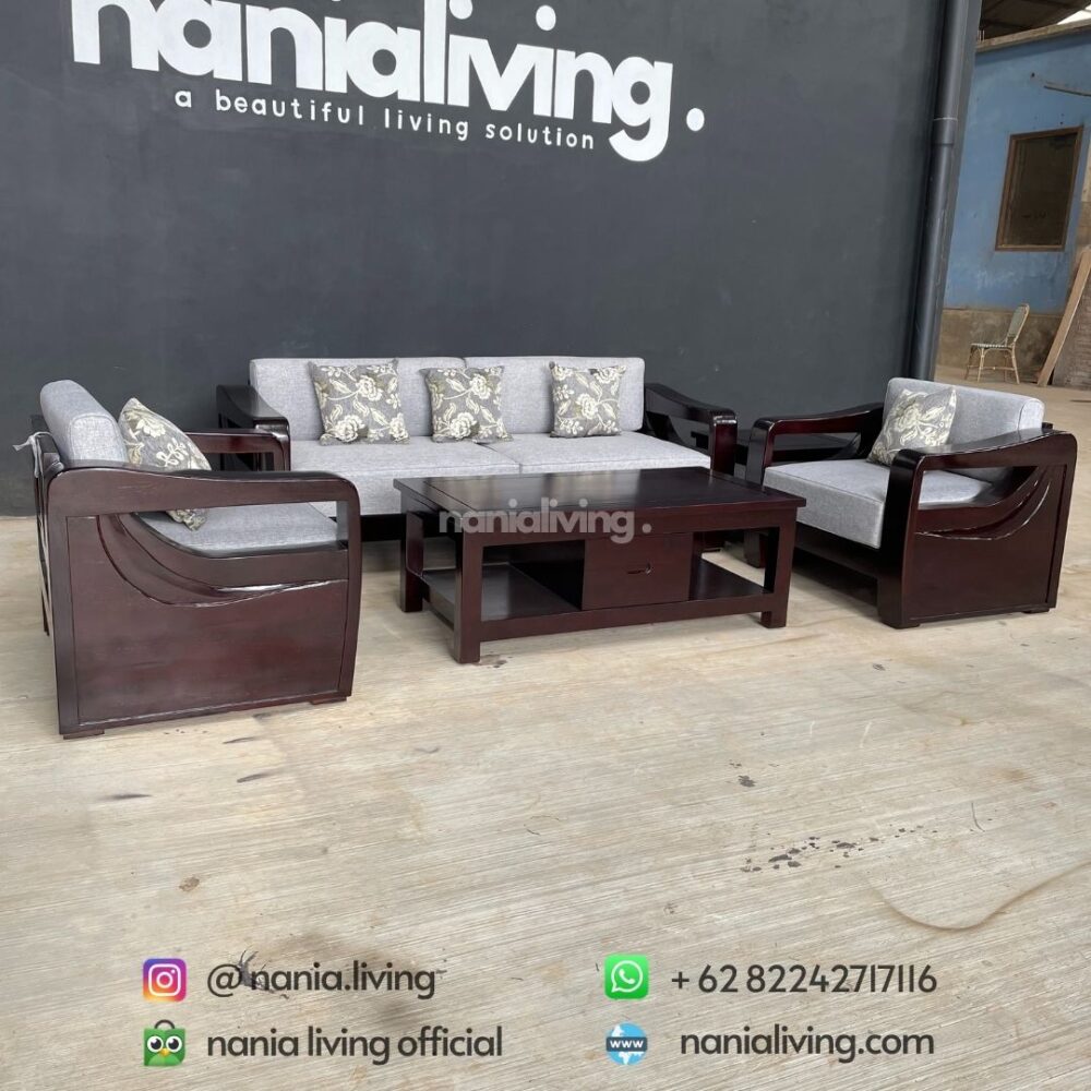 Complete Teak Guest Sofa Set