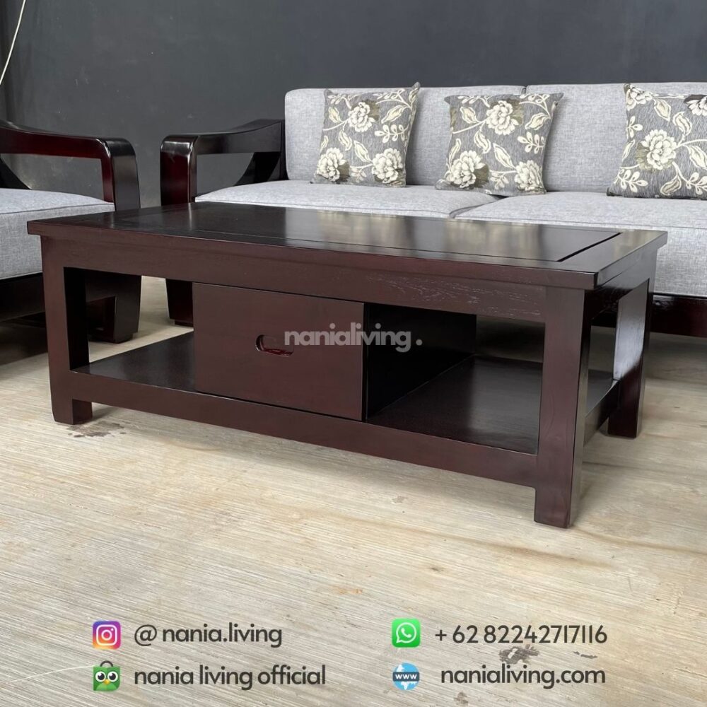 table Complete Teak Guest Sofa Set