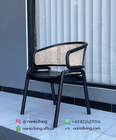 single chair Elegant Rattan Combination Dining Chairs
