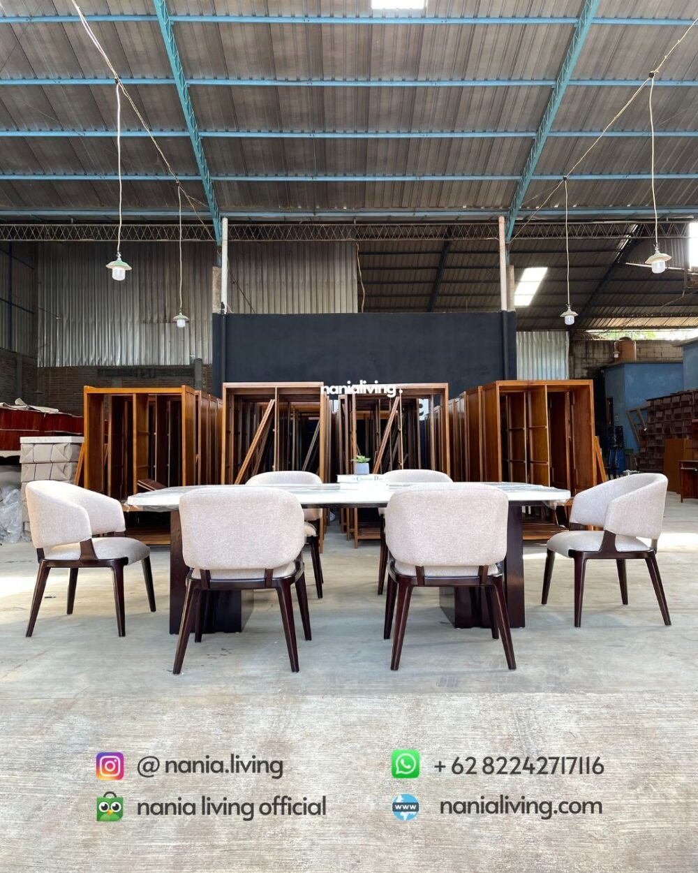 marble dining table