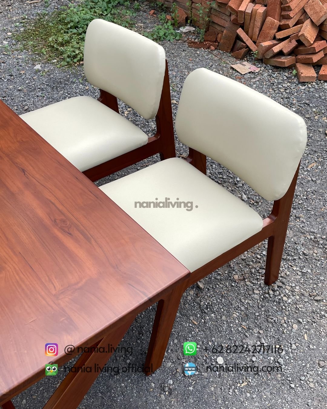 Outdoor Teak Dining Table With Chairs And Benches