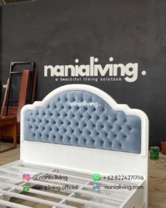 side top White Duco Minimalist Bed